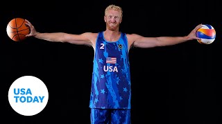 Chase Budinger had Olympic beach volleyball dreams while playing in NBA  USA TODAY SPORTS [upl. by Greenwald]