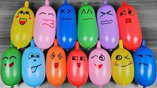 Making Slime with Funny Balloons  Satisfying Slime video [upl. by Eniamraj890]