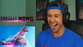 GODZILLA X KONG THE NEW EMPIRE FINAL TRAILER REACTION [upl. by Tebazile492]