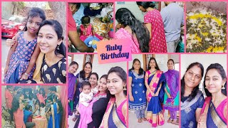 DIML  Rubys Birthday Celebrations  Chicken Joint Biriyani  Asha Sudarsan Telugu Vlogs [upl. by Inohtna899]