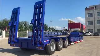 ZW Trailer 3 Axle Lowboy Semi Trailer for sale in Zimbabwe [upl. by Henarat]