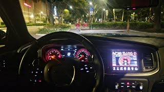 POV drive in a 800hp SRT Hellcat while racing a Cadillac CTSV Pushing it To The Limits [upl. by Estas]