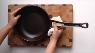 3 Cast iron seasoning and care 10 8 14 [upl. by Renelle]