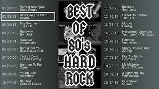 Best of 80s HARD ROCK Playlist [upl. by Quinn]