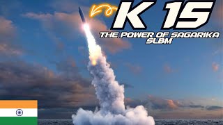 🇮🇳 Indias Underwater Ace K15 SLBM – Sea Power Unleashed 🌊 [upl. by Hiamerej]