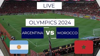 Argentina vs Morocco  Live Stream  Olympics 2024 [upl. by Tega922]