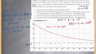 Begrenztes Wachstum  Exponential und eFunktionen ★ Übung Abnahme [upl. by Mata]