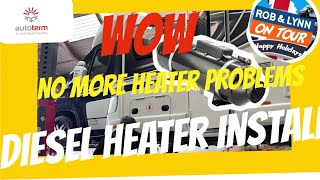 UPGRADE DIESEL HEATER INSTALL The Best Diesel Heater on The Market [upl. by Nomsed336]