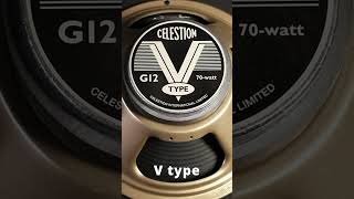 Celestion V type vs four speakers H anniversary M heritage T75 and neo creamback [upl. by Nevuer]