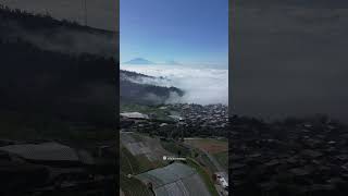 Stunning Mountain Landscapes with Terraced Farms and Blue Skies  Indonesia Rural Life [upl. by Anirda880]