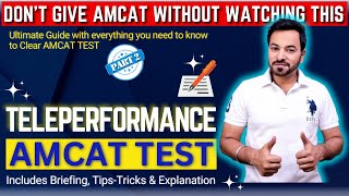 AMCAT Test for Teleperformance  Teleperformance Assessment Test  AMCAT PART 2 [upl. by Anderer]