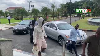 Super Eagles Players Arriving at camp [upl. by Celestine]