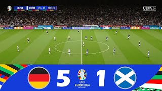 Deutschland gegen Schottland 51  UEFA Euro 2024  MatchHighlights [upl. by Terry]