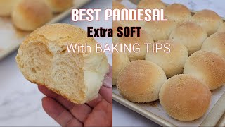 NOFAIL Pandesal Recipe for Beginners  Soft Even After Few Days  Easy Version with TIPS [upl. by Neelcaj]