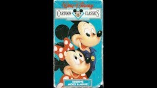 Opening amp Closing To Walt Disney Cartoon Classics Heres Mickey And Minnie 1987 VHS [upl. by Odracir463]