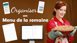 4 OUTILS GRATUITS  Menus de la semaine [upl. by Hukill1]