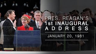 State of the Union President Reagans State of the Union Speech  2486 [upl. by Natan]