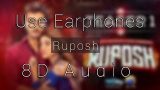 Ruposh OST Full Song  Haroon Kadwani  Kinza Hashmi  8D Audio  Use Earphones  AR Studio [upl. by Heyer]