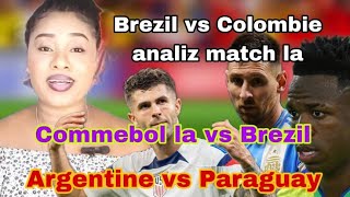 Bresil vs Colombie 2 Gwo problem Brezil Argentine vs Équateur compos probable [upl. by Jaquenette]