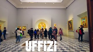 Uffizi Gallery Full Walkthrough 4K Virtual Tour Florence Italy [upl. by Dranoc460]