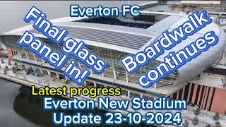 Everton FC New Stadium At Bramley Moore Dock Update 23102024 [upl. by Halverson661]