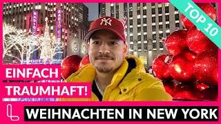 ⭐️ Weihnachten in New York 2024 Die TOP 10 inkl Weihnachtsbaum  1 Insider [upl. by Dietsche31]