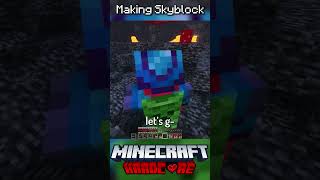 I Made Skyblock in Minecraft Hardcore 15 [upl. by Davida418]