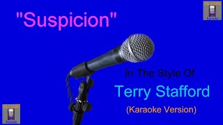 Suspicion  Terry Stafford  Karaoke version [upl. by Hahnke]