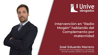 Hablando sobre el Complemento por Maternidad  Radio Mogán [upl. by Sherill870]