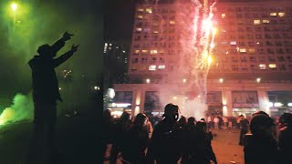 This is What New Year in Berlin Looks Like 💥 WAR ZONE Alexanderplatz [upl. by Kinsler]