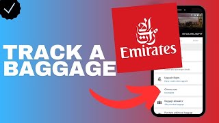 How to track a baggage in the Emirates app [upl. by Huberto]