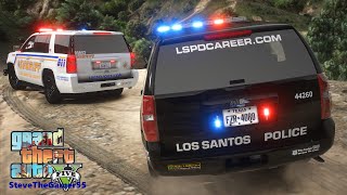 Playing GTA 5 As A POLICE OFFICER City Patrol HPD GTA 5 Lspdfr Mod 4K [upl. by Eyeleen]