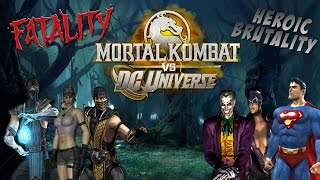 Mortal Kombat Vs DC UniverseMk Story Mode  Playthrough Part 1 [upl. by Tearle705]