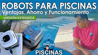 Como Funciona ROBOT LIMPIAFONDOS DE PISCINA Versión Extendida [upl. by Nilad]