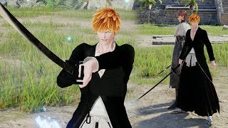 Jump Force  Bankai Ichigo Soul Society Arc Costume Gameplay MOD [upl. by Luahs56]