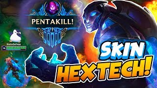 ðŸ’¥PENTAKILL CON LA NUEVA SKIN HEXTECHðŸ’¥  Malzahar Jungla  LoL  SeVenJungle [upl. by Ynohtnael736]