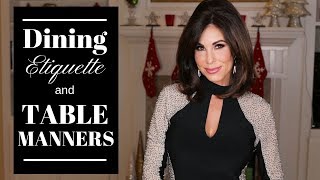 Dining Etiquette 101  Table Manner Tips and Tricks  TOPICS WITH TRACY [upl. by Aida]