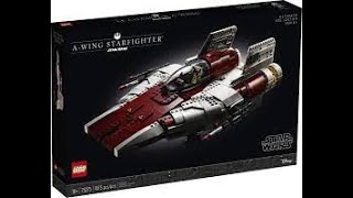 Lego UCS A Wing Starfighter Build and Review [upl. by Holt116]