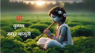 Krishnas Flute बांसुरी Morning Flute Yoga Music Indian Relaxing Flute Positive Energy 2458 [upl. by Marsden187]