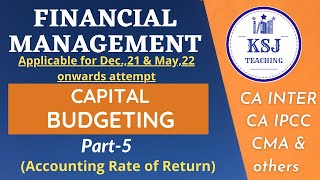 Lecture31CACMA Intermediate Financial Management Capital BudgetingInvestment DecisionsV [upl. by Suoirrad393]