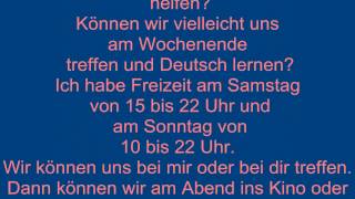 how to write letter in german a1 and b1 немецкие писмы a1 и b1 [upl. by Ecirted]