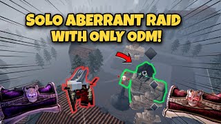 How to Solo Aberrant Raids without Shifting  AOT Revolution [upl. by Samuel]