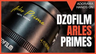 DZOFILM Arles Primes T14 Vista Vision Cinema Lenses  Lens Test [upl. by Gladi]