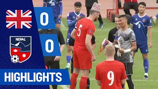 British Army Vs Nepal Football Match Highlights 2024 [upl. by Materse311]