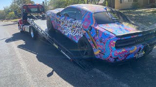 MY DODGE DEMON HAS FRAME DAMAGE IN MULTIPLE SPOTSTHIS IS NOT GOOD [upl. by Miranda620]