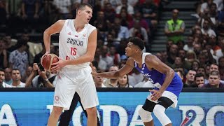 Serbia vs Greece Full Game Highlights  FIBA Basketball World Cup 2023 Qualifiers  August 25 2022 [upl. by Ayekin]