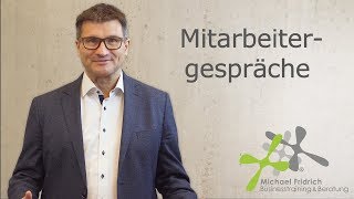 Mitarbeitergespräche erfolgreich führen Tipps und Methoden für Vorgesetzte [upl. by Derriey]