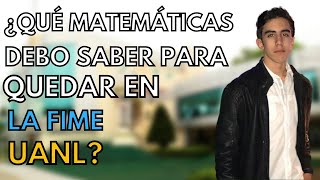 FIME UANL Carreras  ¿Cuántas matemáticas debo dominar para ingresar a FIME UANL [upl. by Odlanier]