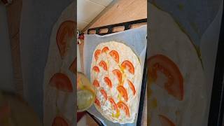 How to make Italian Tomato Schiacciata 🥰😋 flat Bread Shorts [upl. by Kablesh]