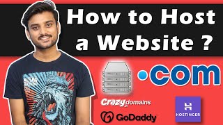 How to Host a Website   How to Buy a Domain  Step By Step Guide Explained   Hindi [upl. by Edmondo]